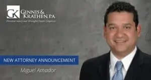 Miguel A. Amador joins Ginnis, Krathen, & Zelnick