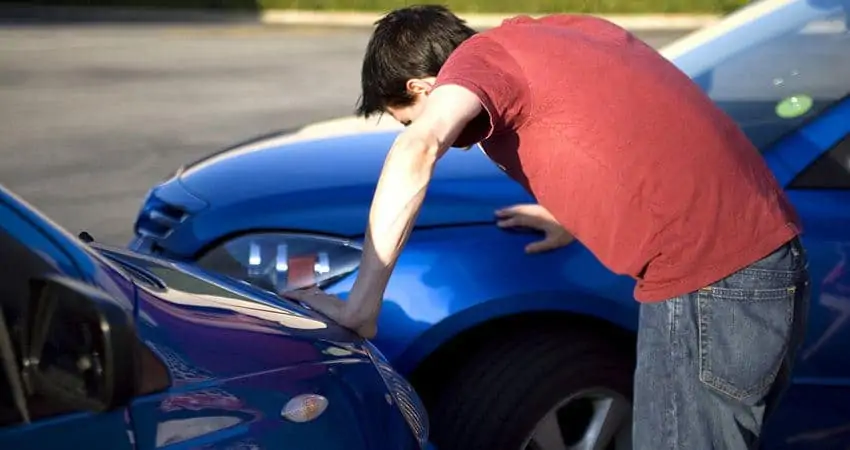 Blue car