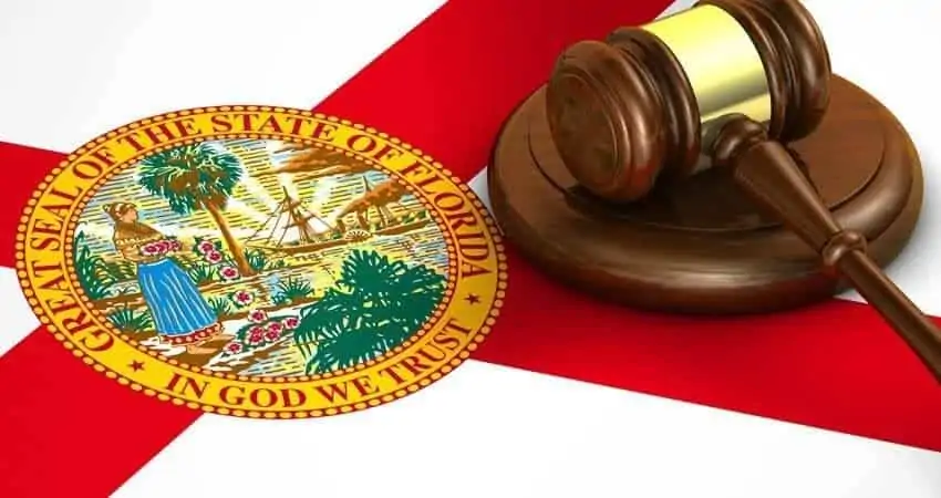 Florida seal and gavel