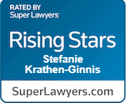 Stefanie Krathen-Ginnis is rated by Super Lawyers as a Rising Star